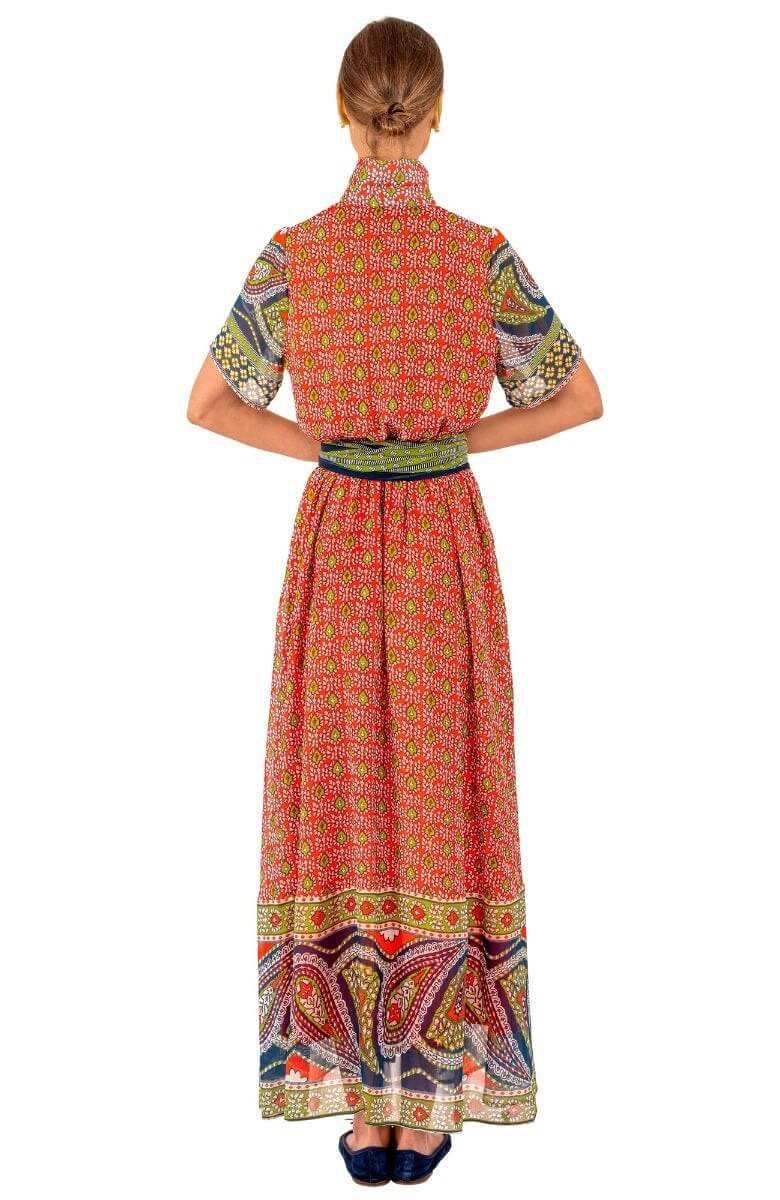 Panache Maxi Dress - Paisley Park Navy