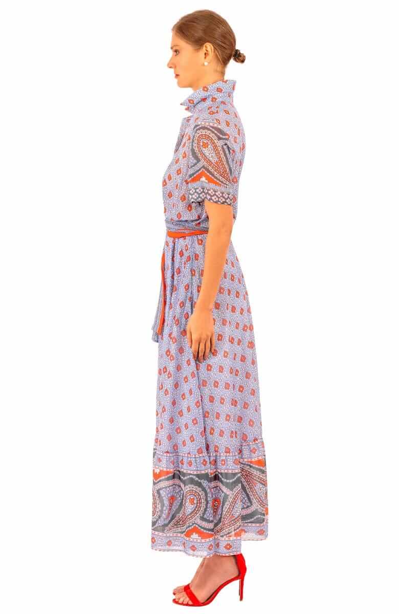Panache Maxi Dress - Paisley Park Periwinkle