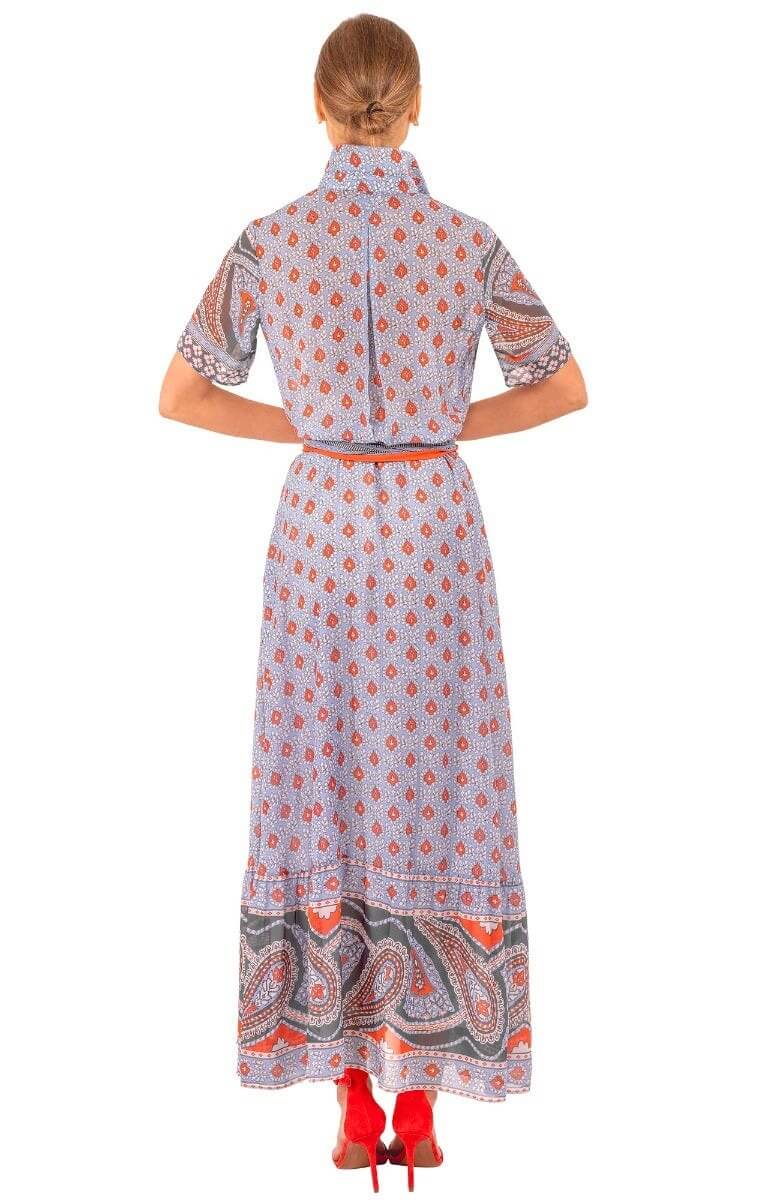Panache Maxi Dress - Paisley Park Periwinkle