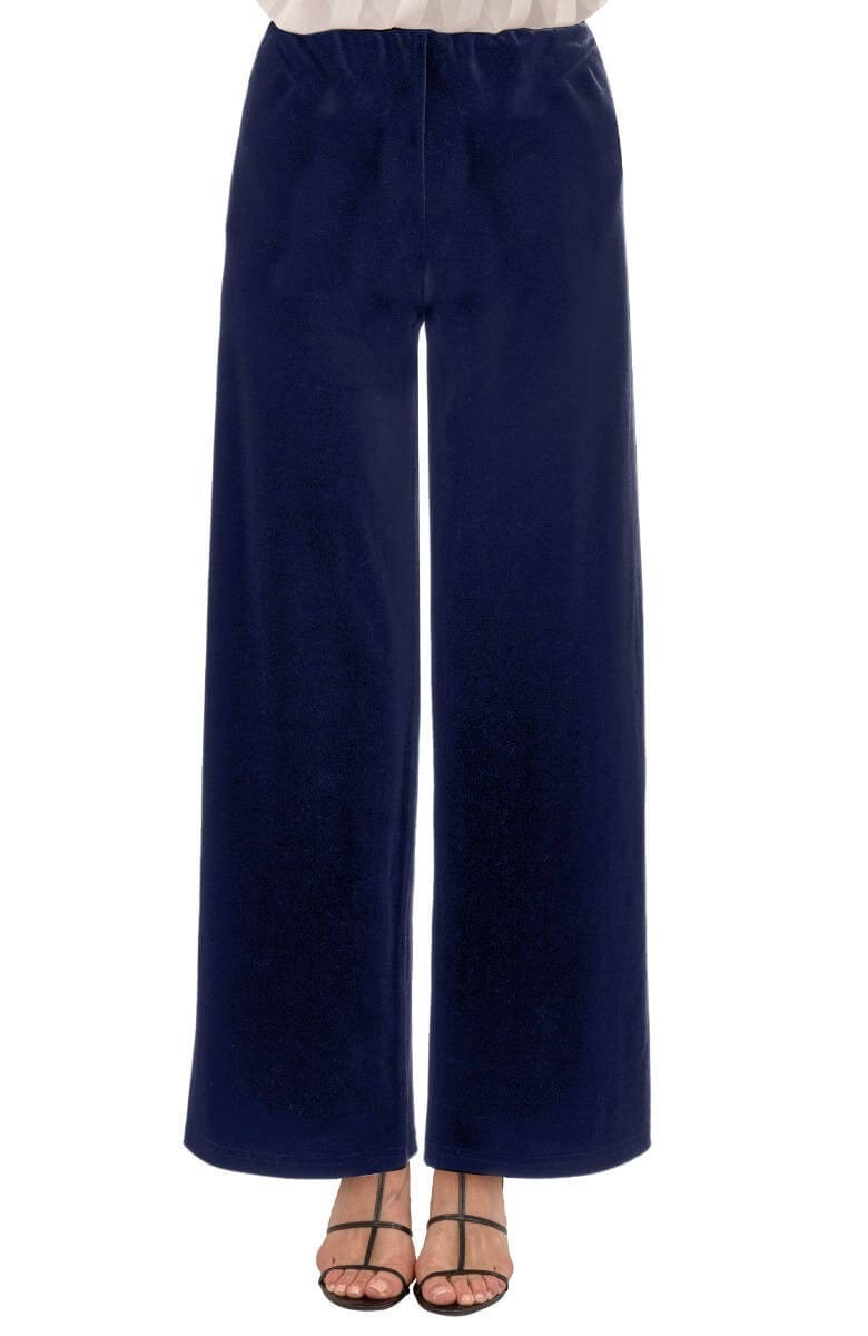 Palazzo Pant - Luxe Velvet Navy