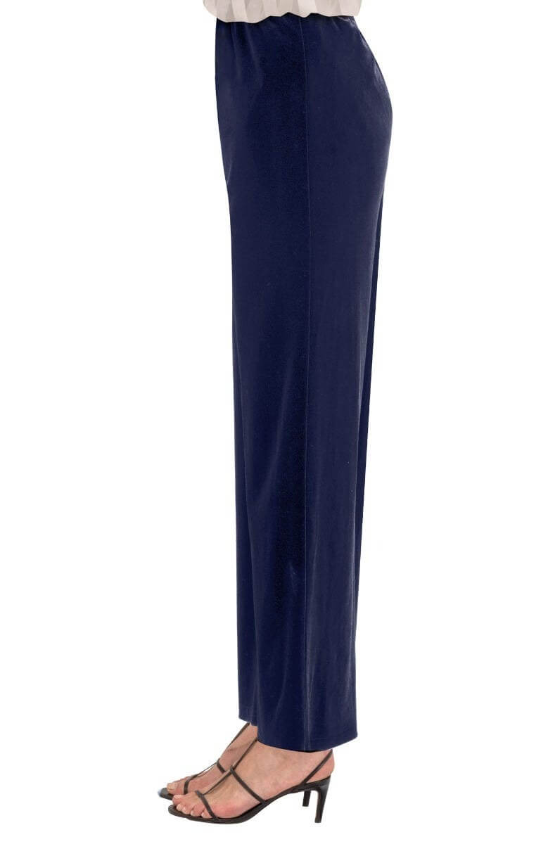 Palazzo Pant - Luxe Velvet Navy