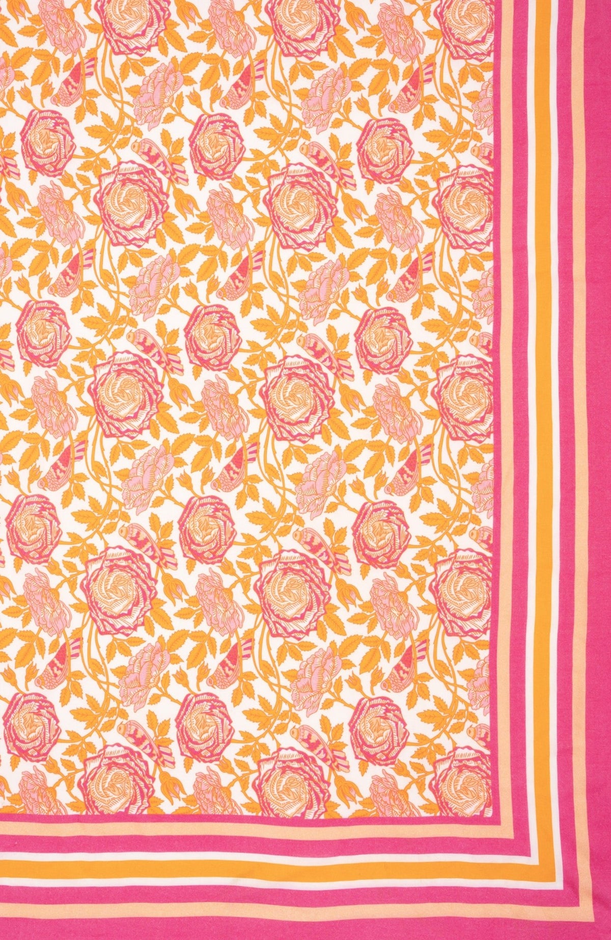Pareo - Smell The Roses Orange Pink One Size