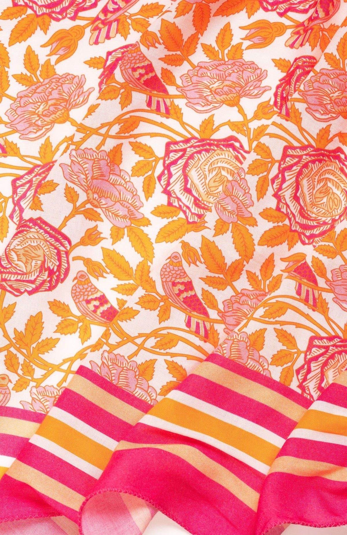 Pareo - Smell The Roses Orange Pink One Size