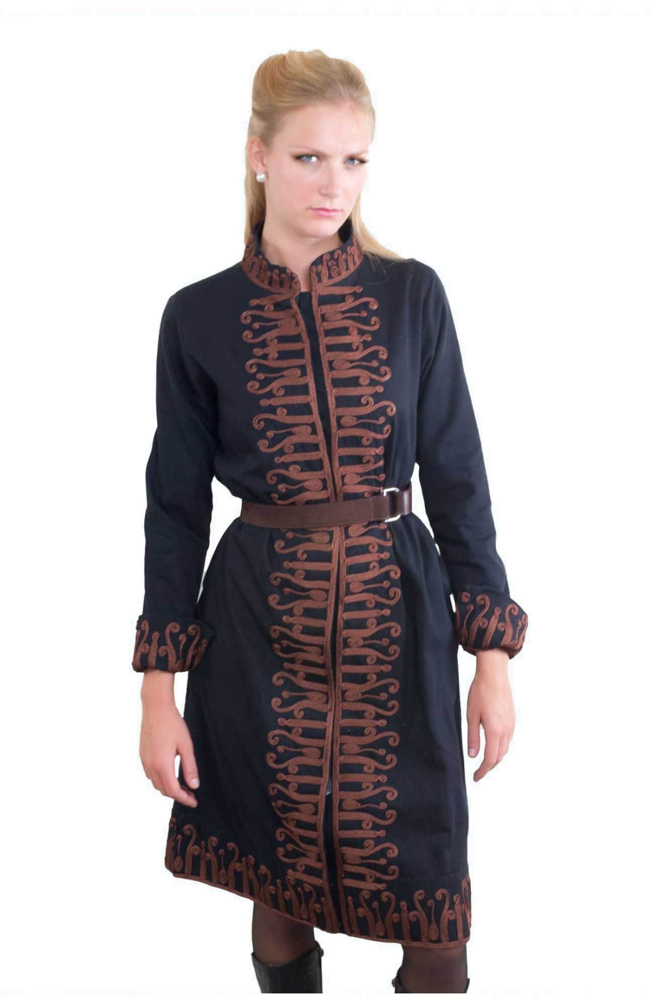 Cotton Coat - Twill Pasha Black