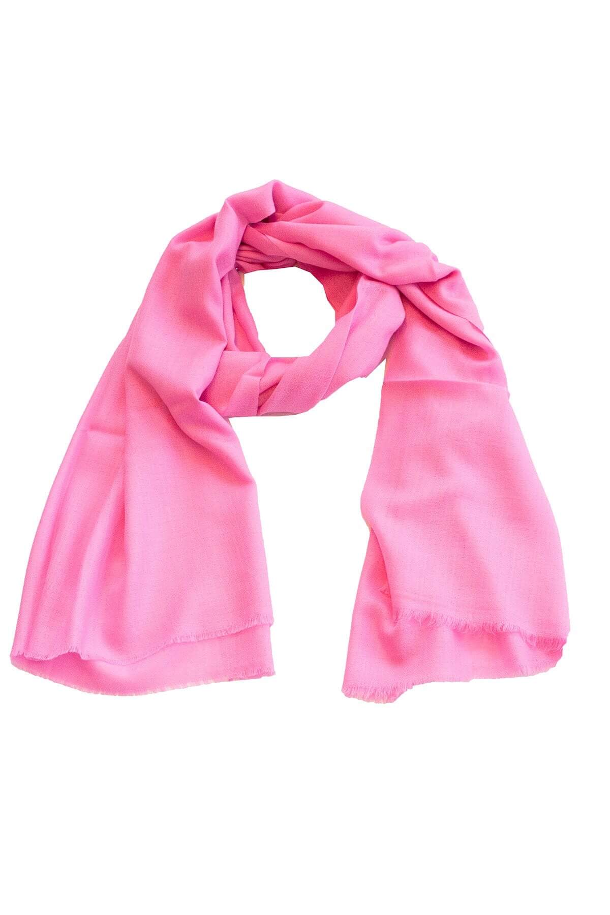 100% Cashmere Pashmina Scarf/Shawl - Classic Pale Pink One Size