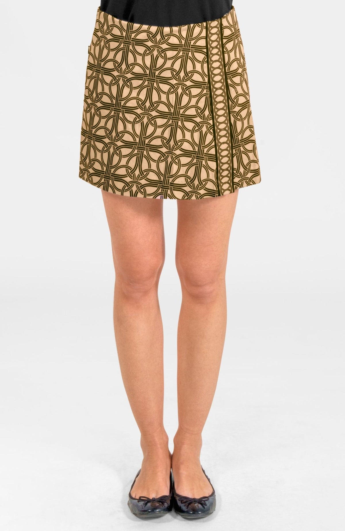 Peek A Boo Skort - Ring Toss Champagne