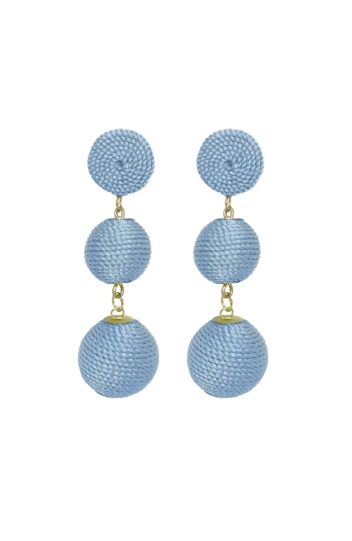 3-Drop Earrings - Durban Periwinkle One Size