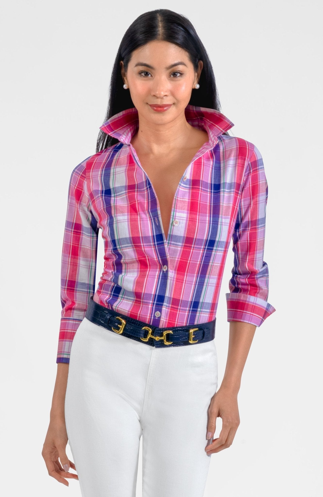 Picnic Time Boyfriend Shirt Red