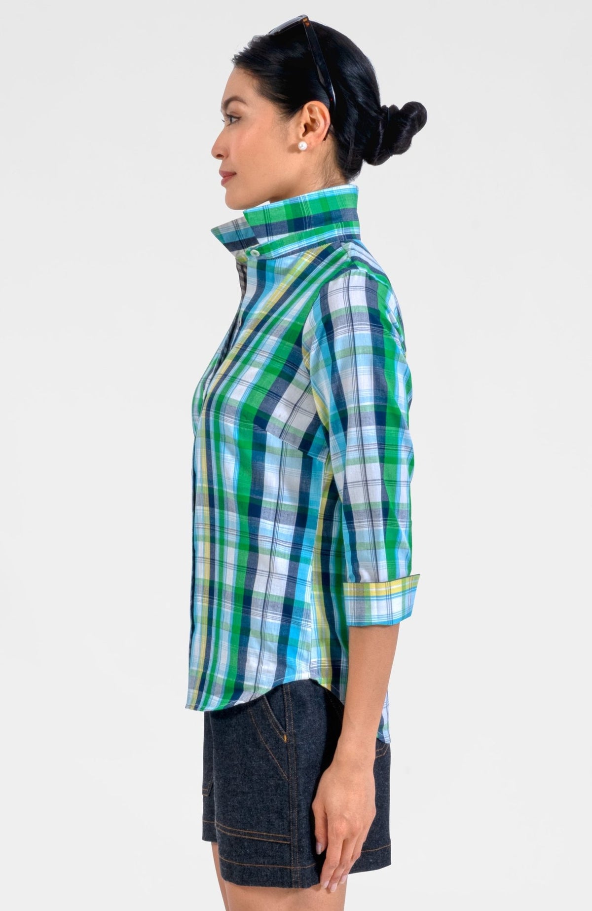 Picnic Time Boyfriend Shirt Navy