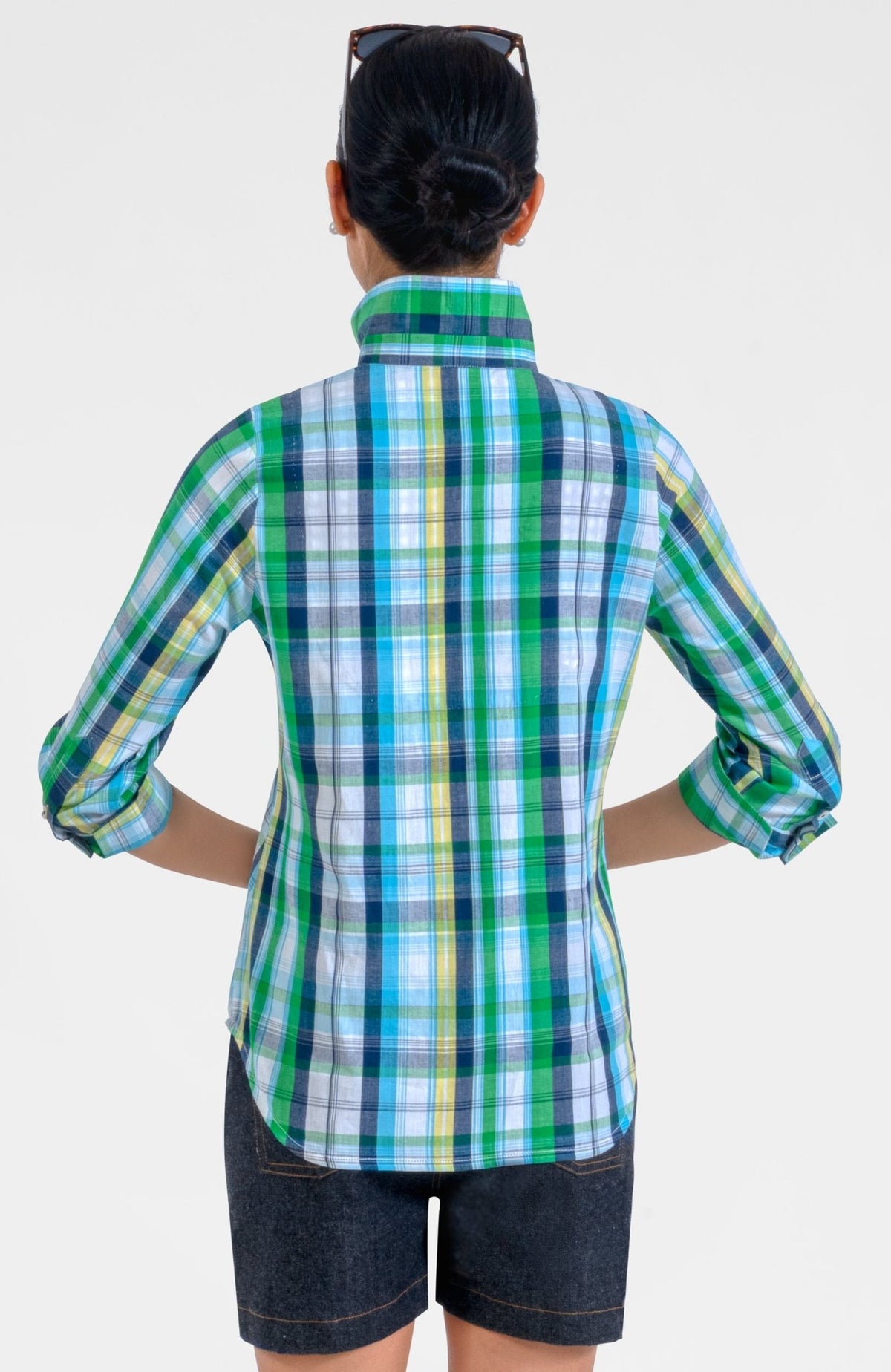 Picnic Time Boyfriend Shirt Navy