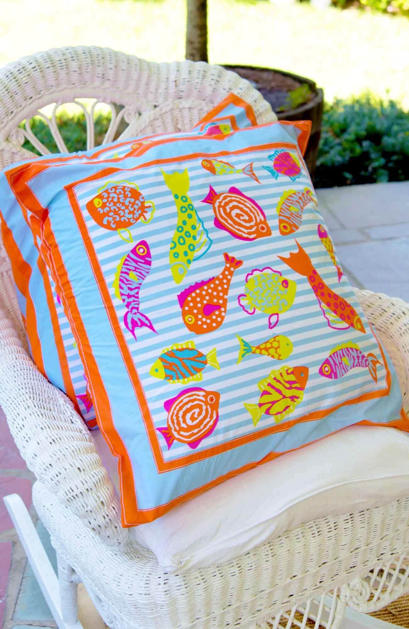 Coral Perfection - Cotton Pillow