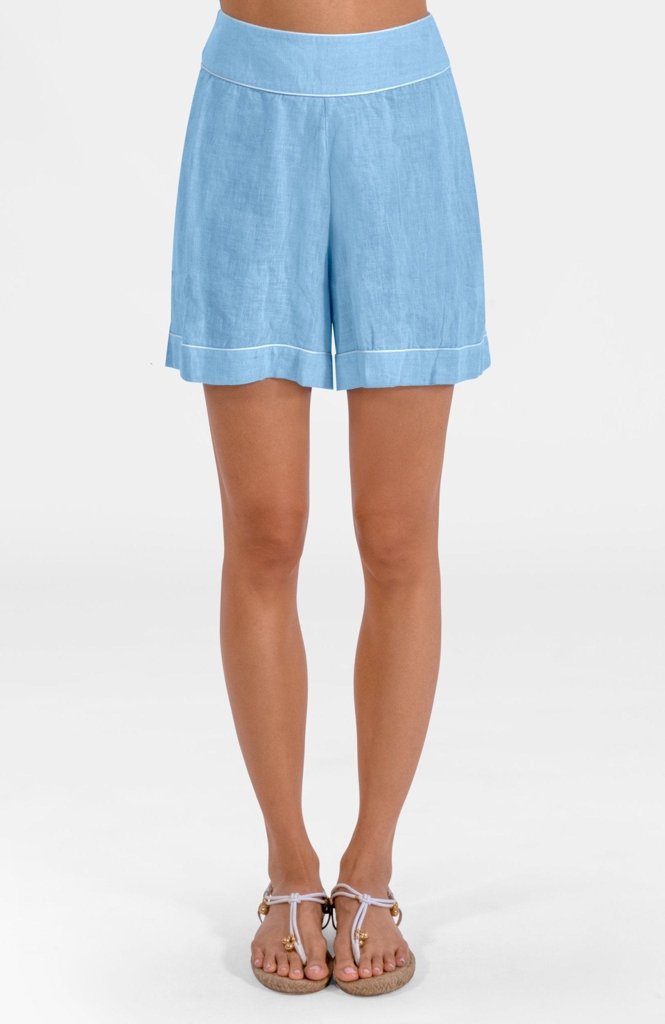 Pip pip piping Short - Linen Peri