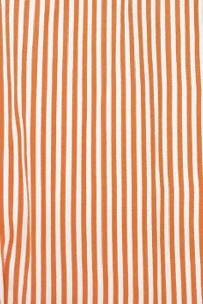 Pique All Day Pinstripe Shirt Orange White