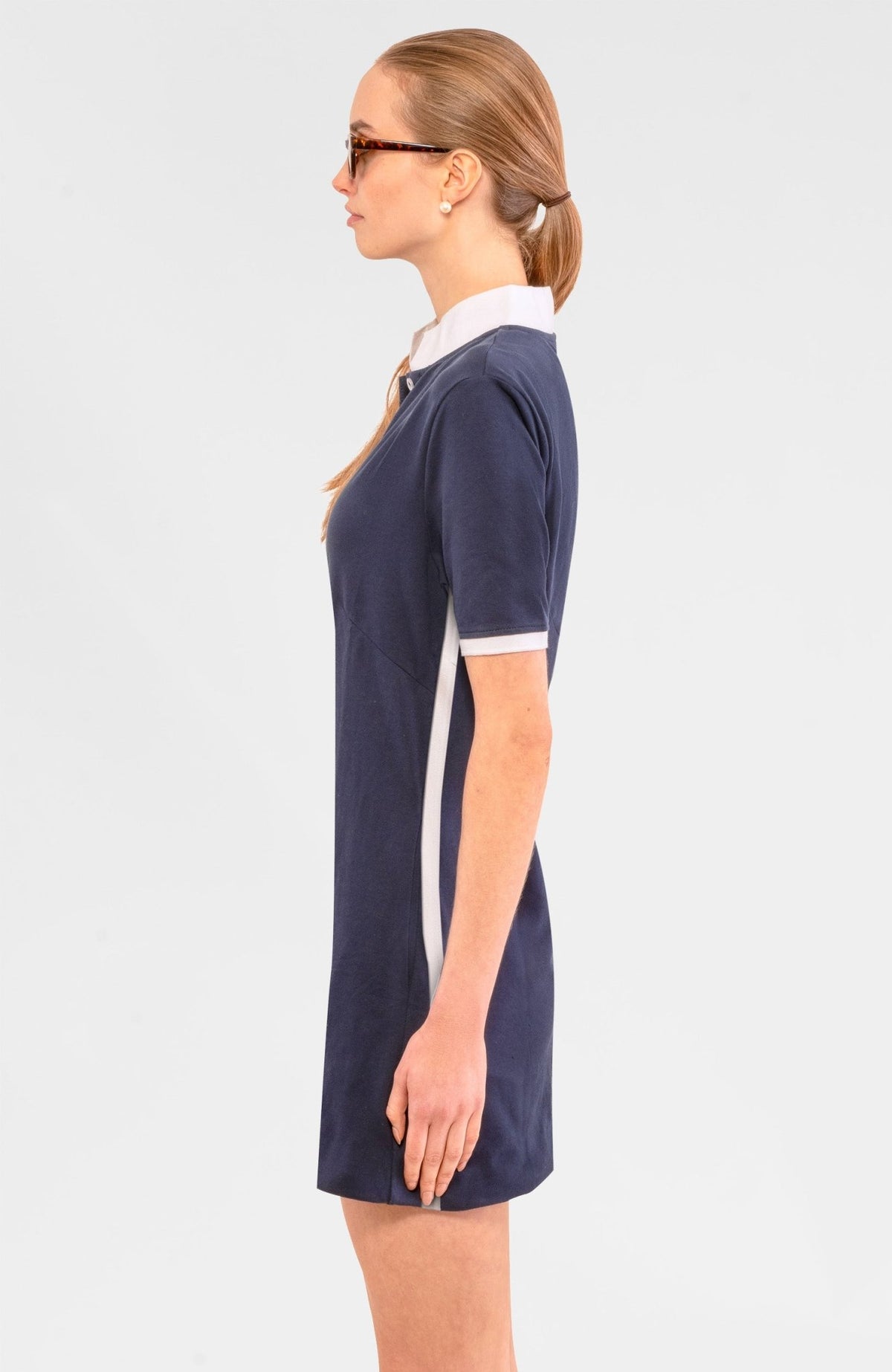 Pique Serve It Up Set - Solid Navy