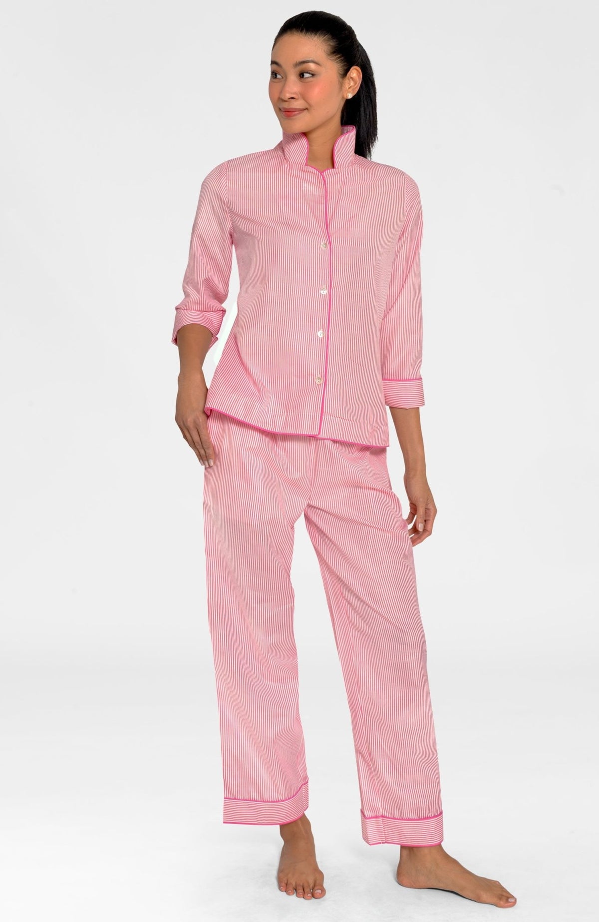 Pj Sets - Stripes Pink