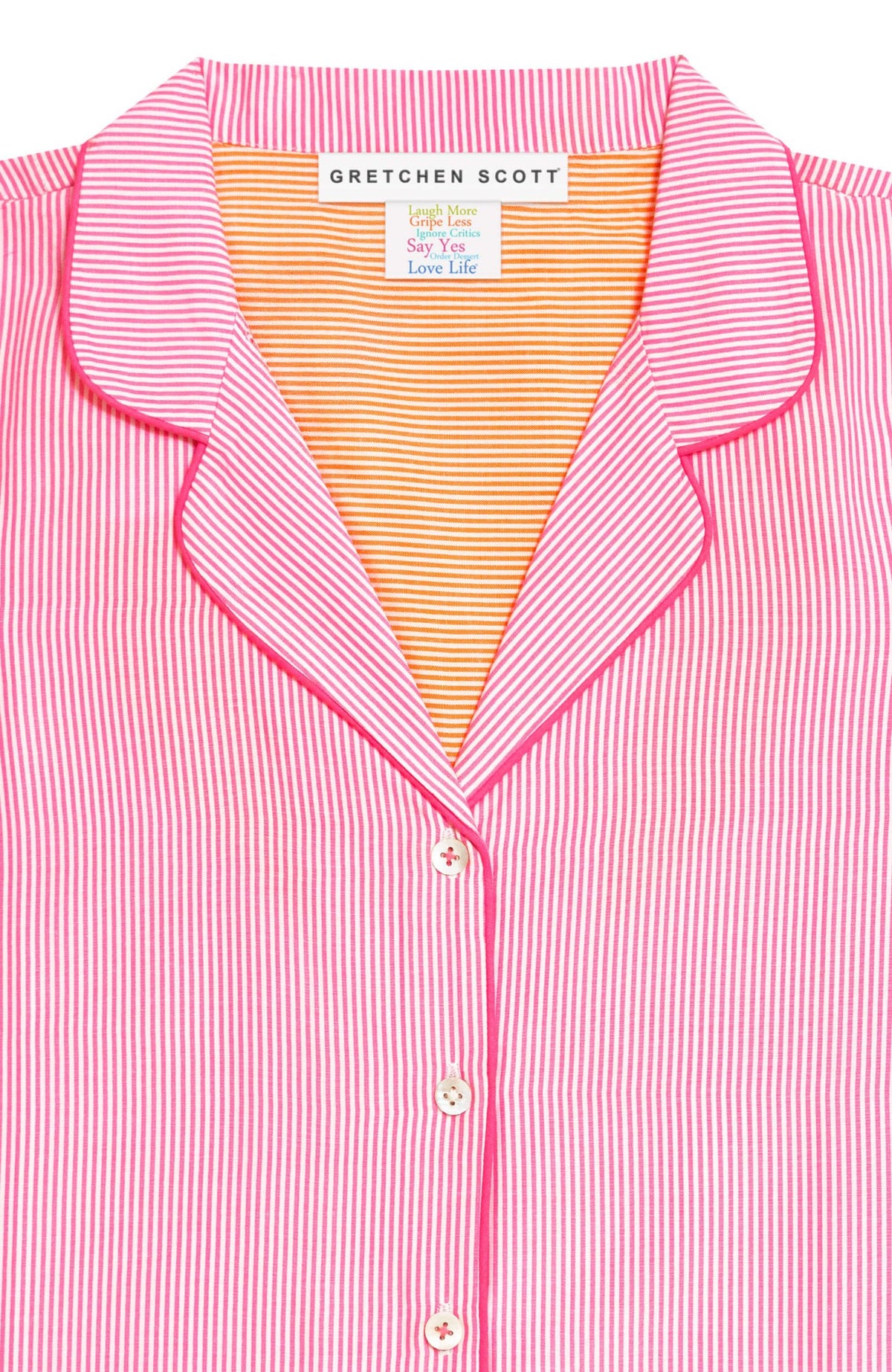 Pj Sets - Stripes Pink