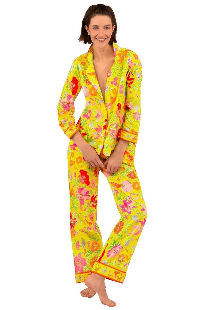 PJ Set - Birds &amp; the Bees Lime