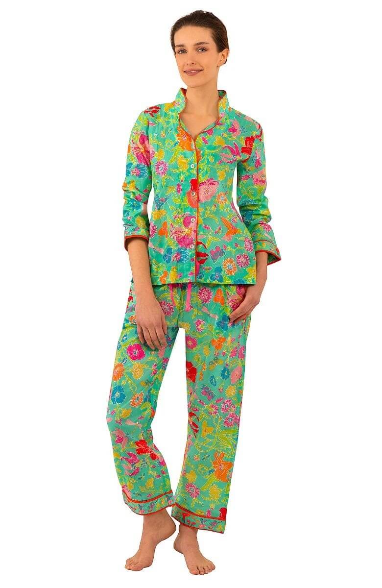 PJ Set - Birds &amp; the Bees Turquoise