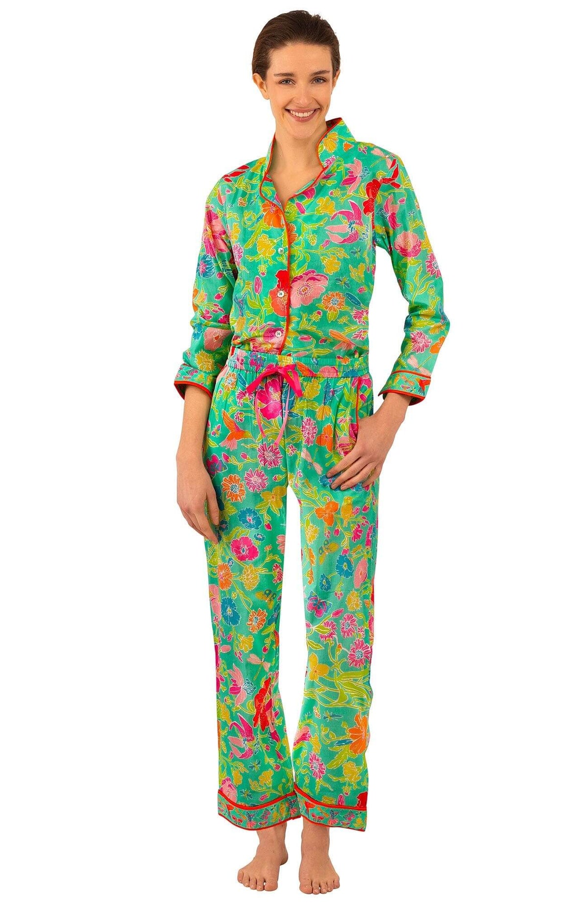 PJ Set - Birds &amp; the Bees Turquoise