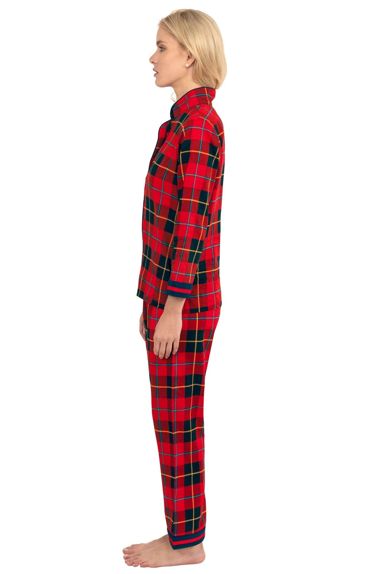 PJ Set - Plaidly Cooper Redmulti Plaid