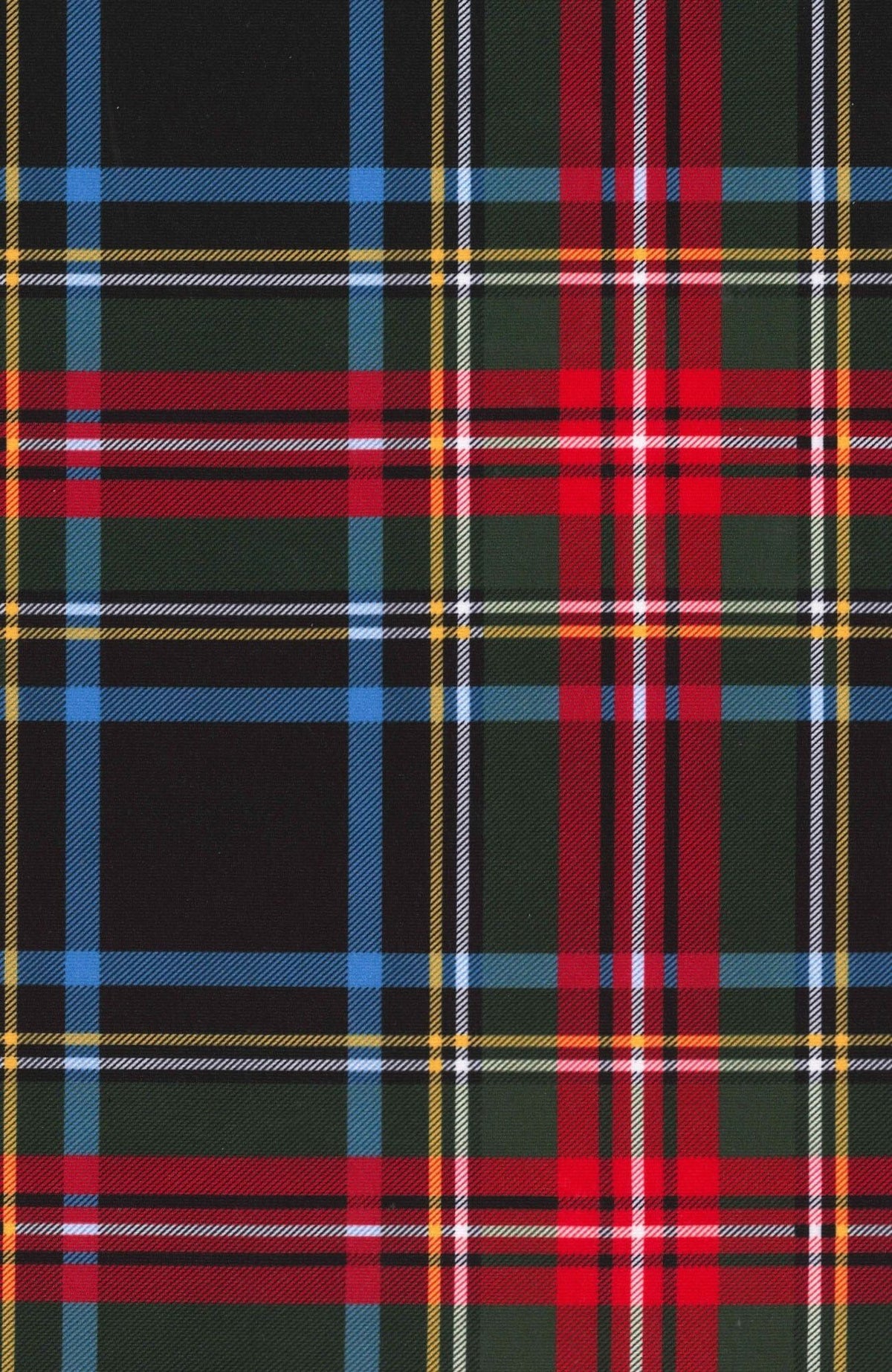 Plaid Wrap Coat With Shawl Collar - Duke Of York - Final Sale Navy Multi