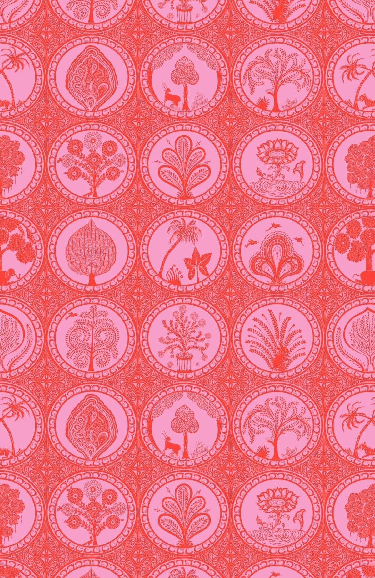 Plain Jane Dress - Circle of Love - Final Sale Pink Red