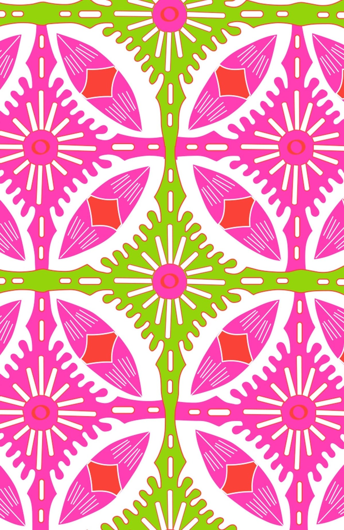 Plain Jane Dress - Smell The Roses Pink Lime