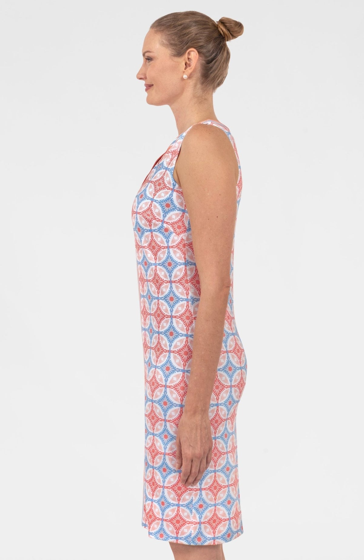 Plain Jane Dress - Smell The Roses Peri Coral