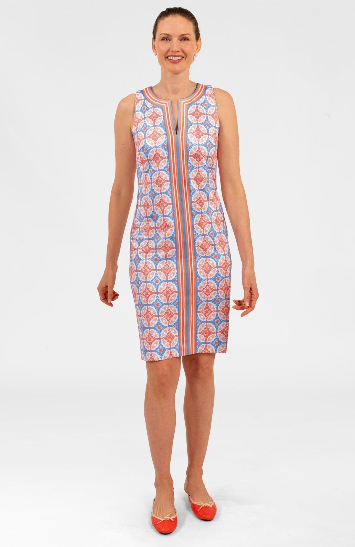 Plain Jane Dress - Smell The Roses Peri Coral