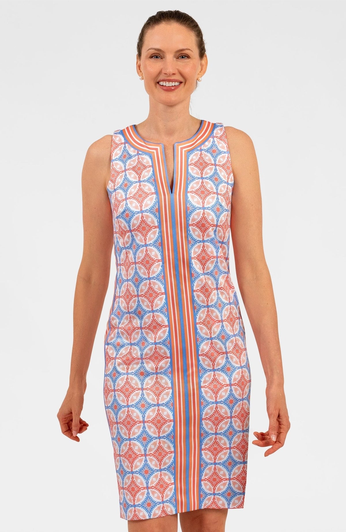 Plain Jane Dress - Smell The Roses Peri Coral
