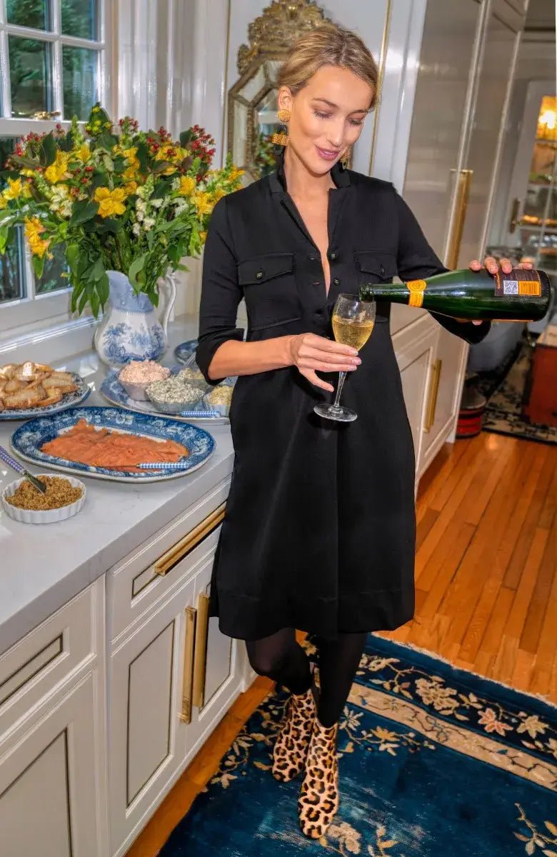 Ponte Ali Dress - Uptown Girl - Final Sale Black