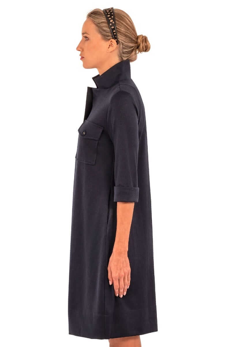 Ponte Ali Dress - Uptown Girl - Final Sale Navy
