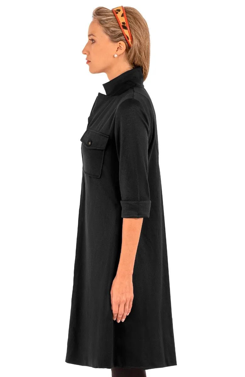 Ponte Ali Dress - Uptown Girl - Final Sale Black