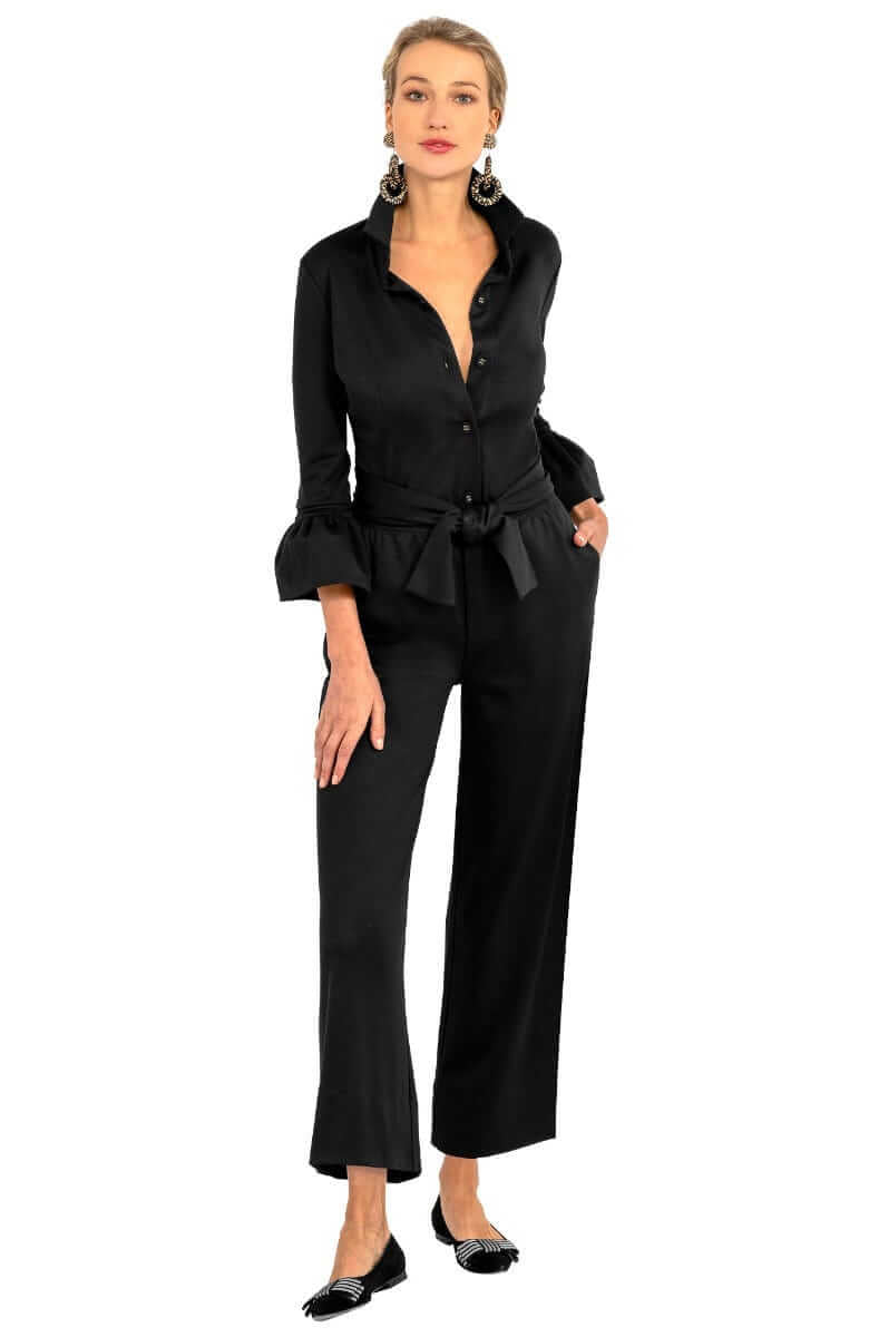 Ponte Crop Pant - Uptown Girl - Final Sale Black