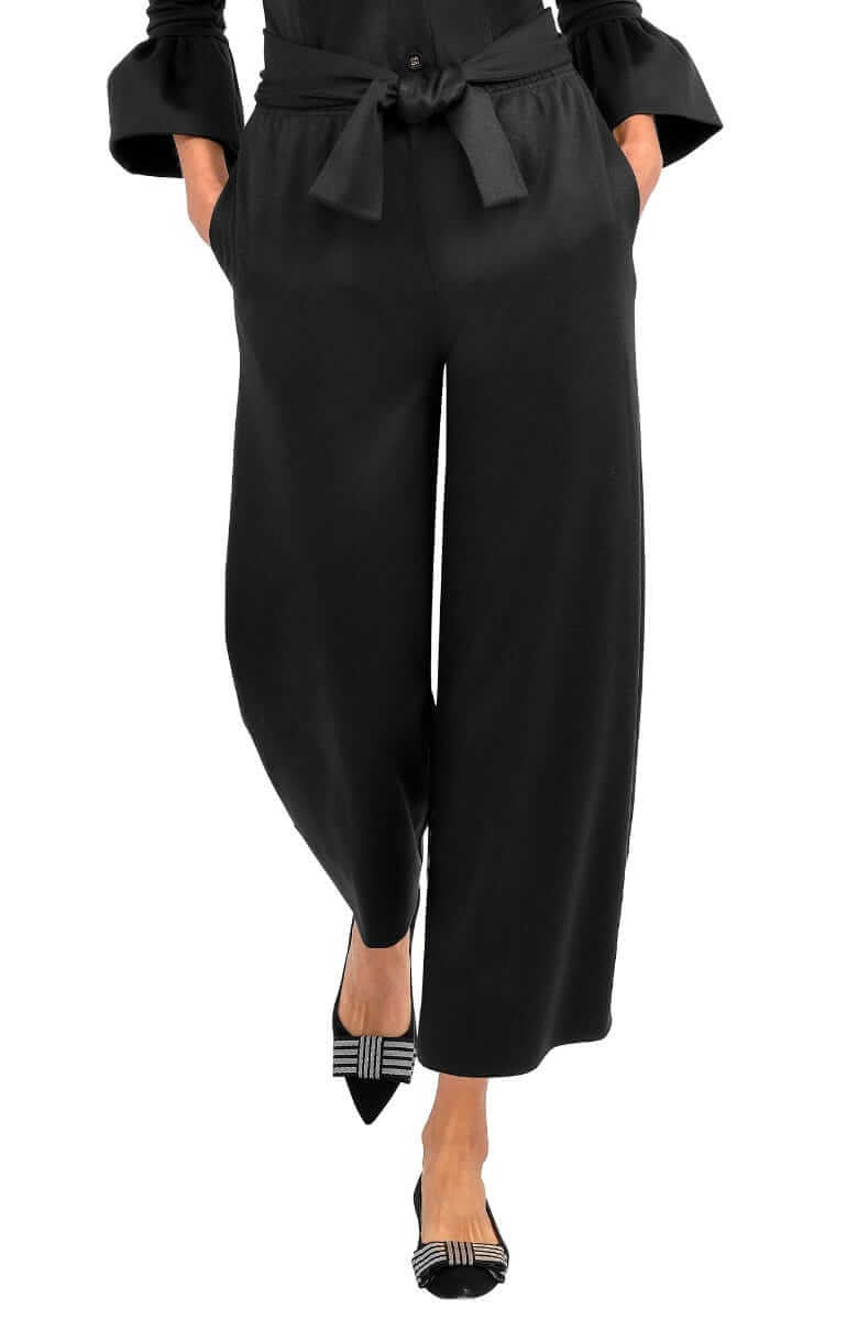 Ponte Crop Pant - Uptown Girl - Final Sale Black
