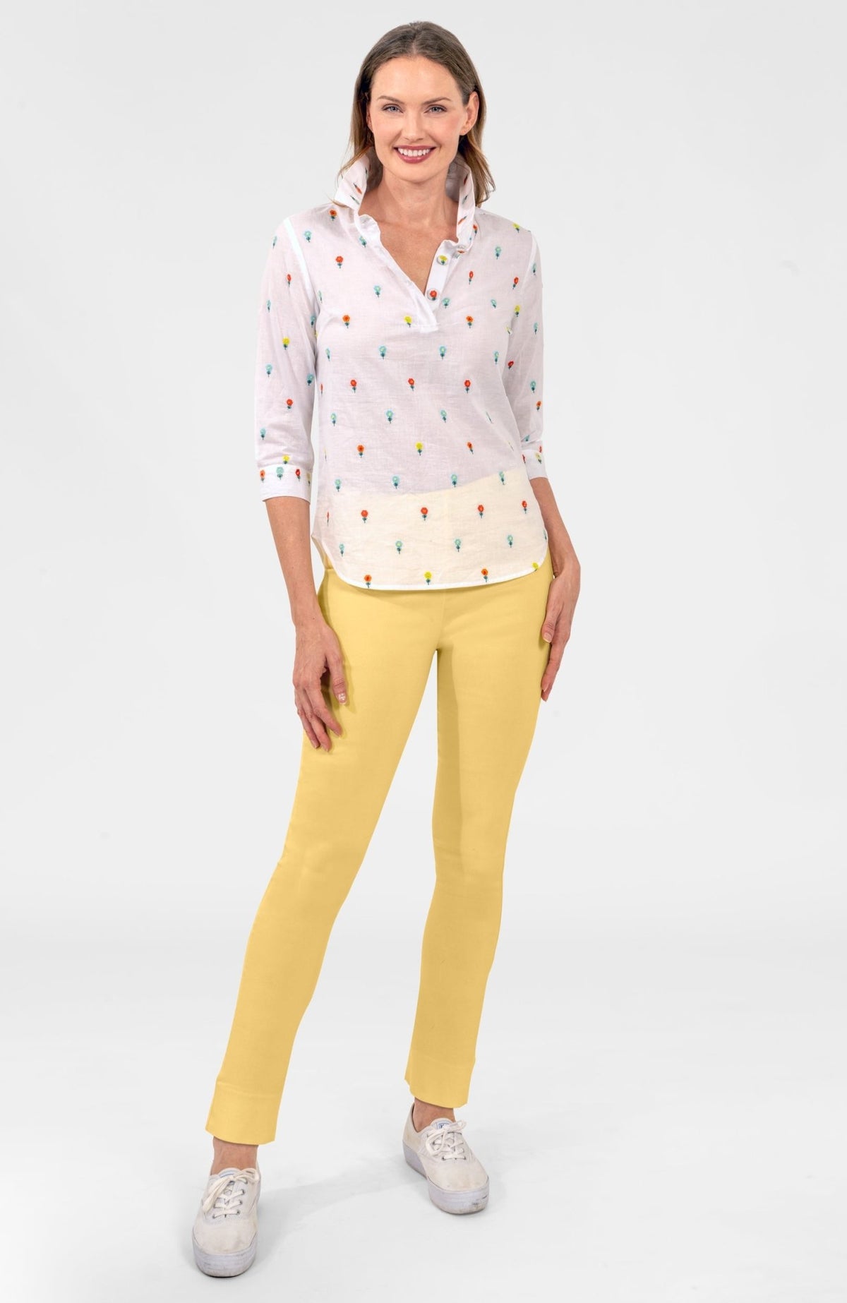 Popover Top - Petite Fleur Multi