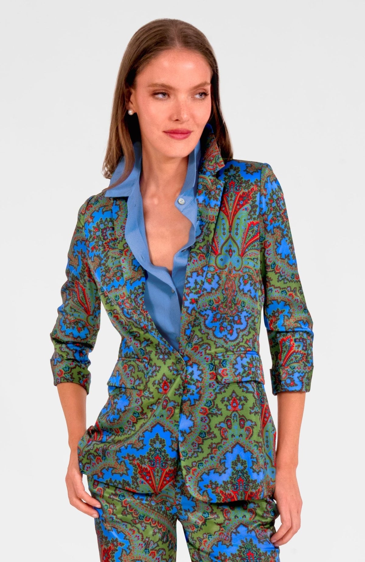 Preparatory Savile Jacket - Passion Paisley Olive