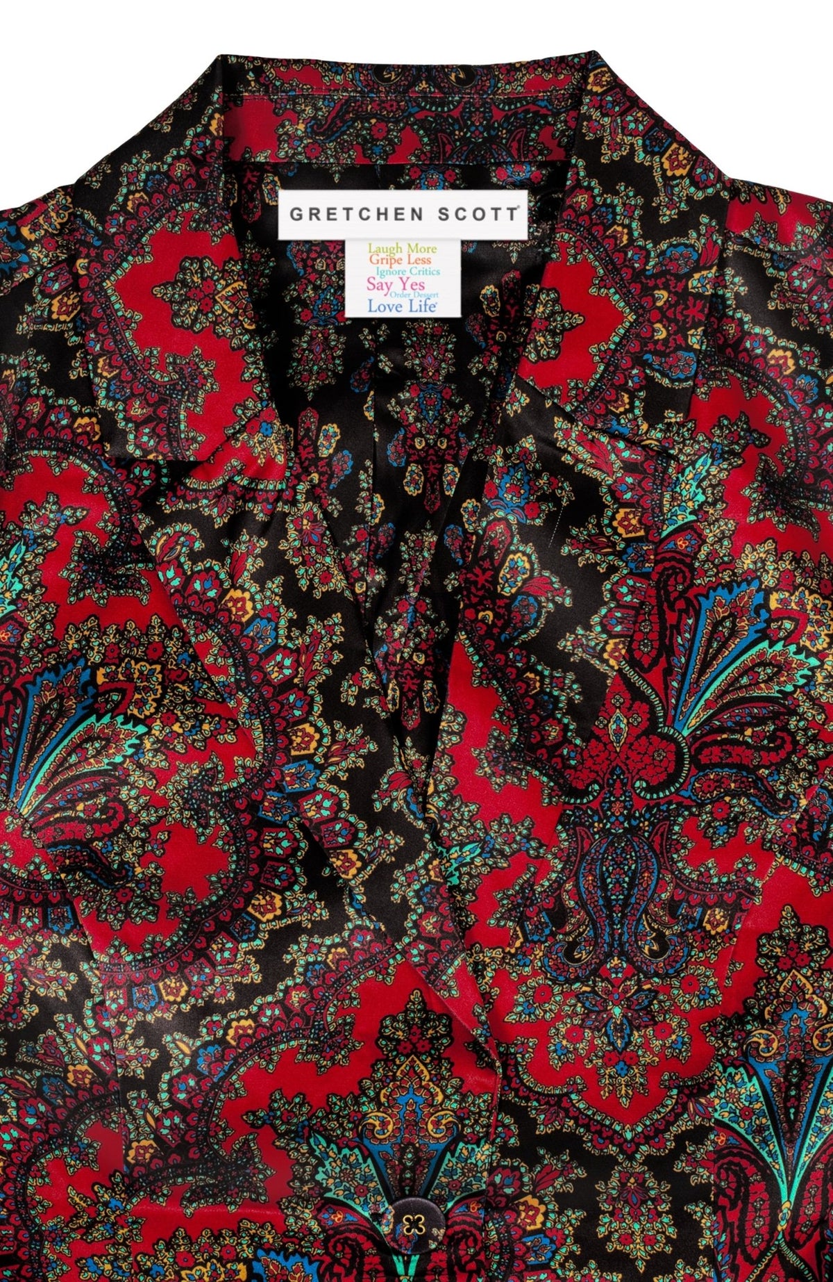 Preparatory Savile Jacket - Passion Paisley Black