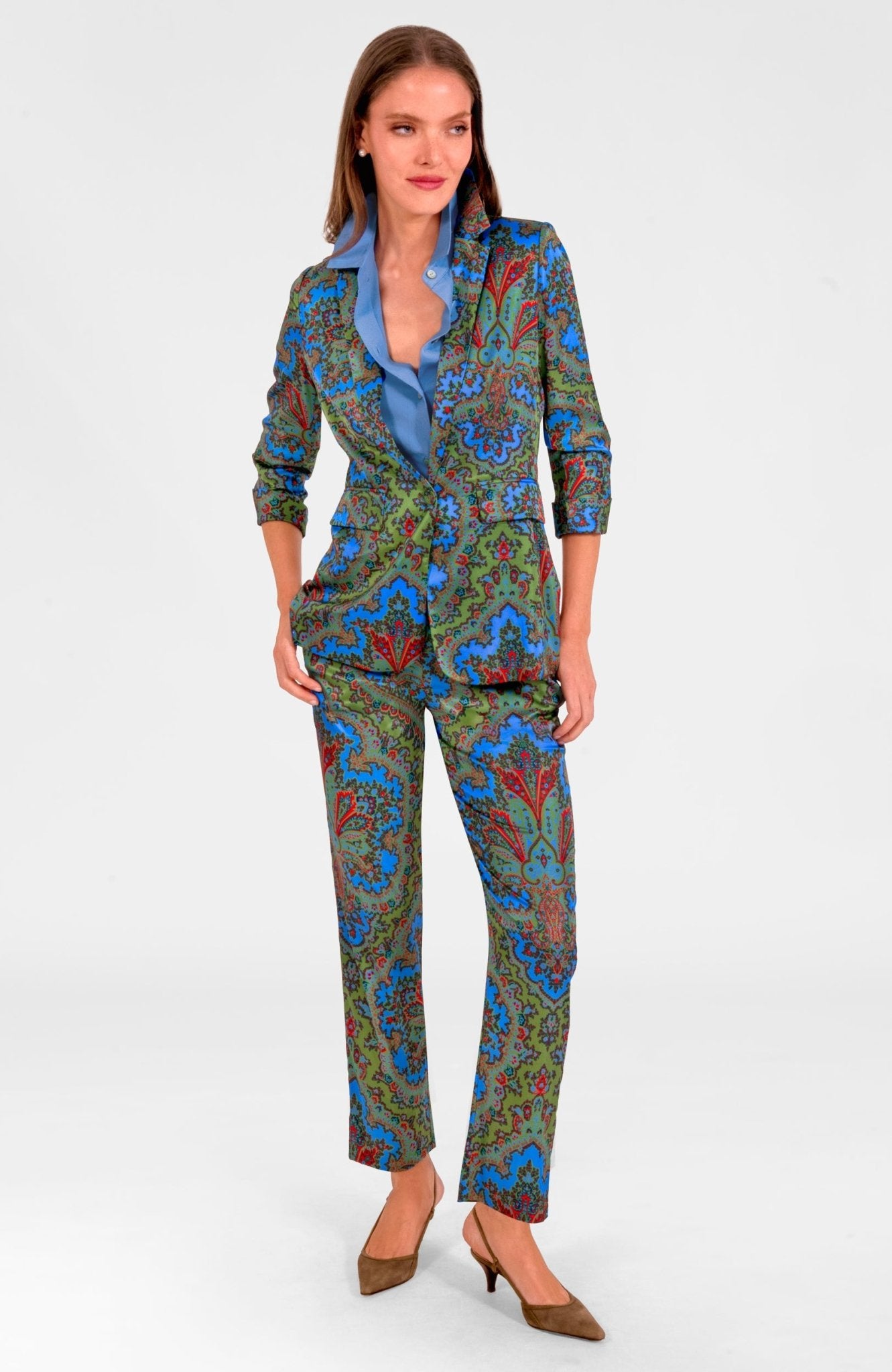 Preparatory Savile Jacket - Passion Paisley Olive