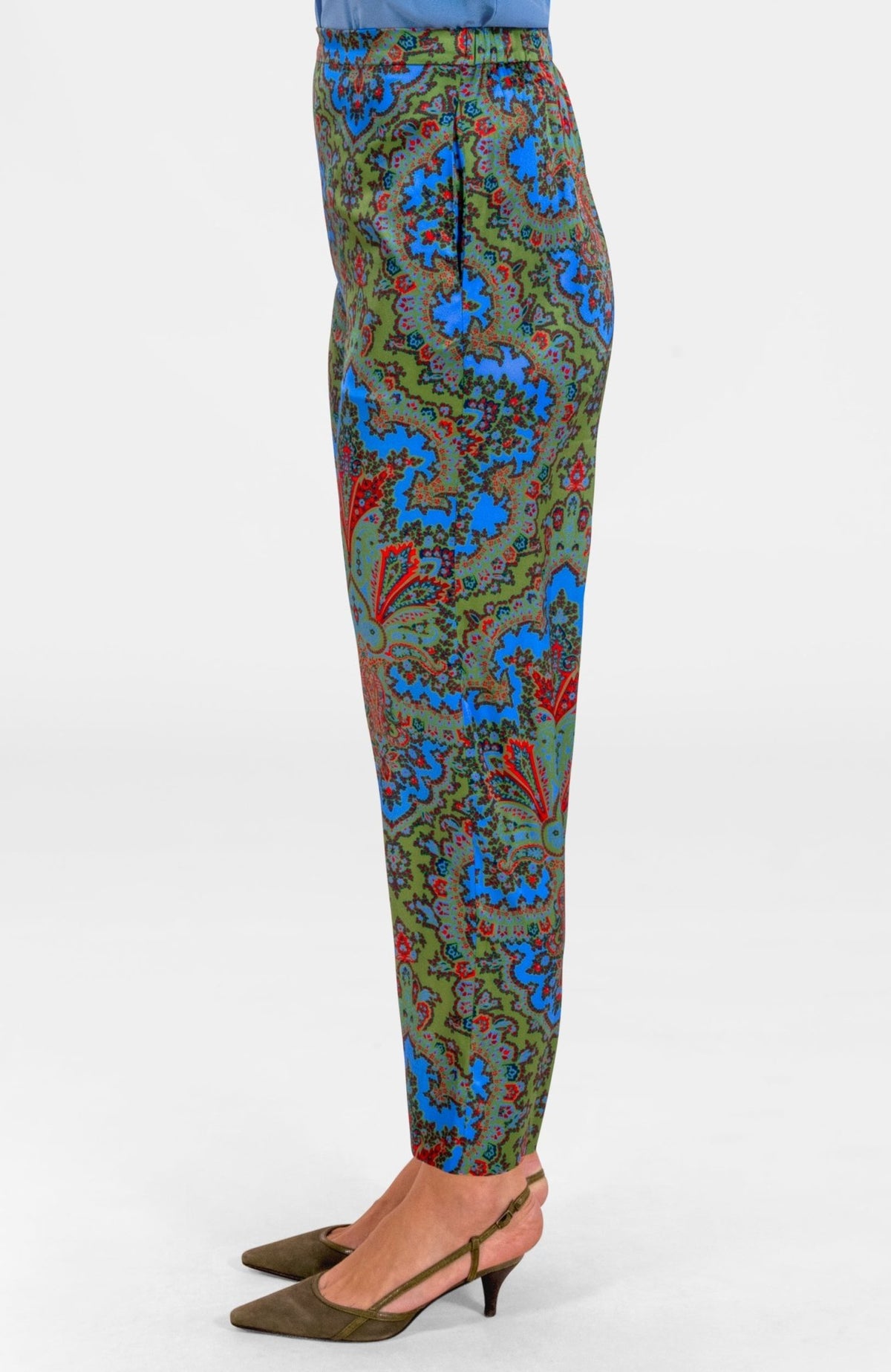 Preparatory Savile Pants - Passion Paisley Olive