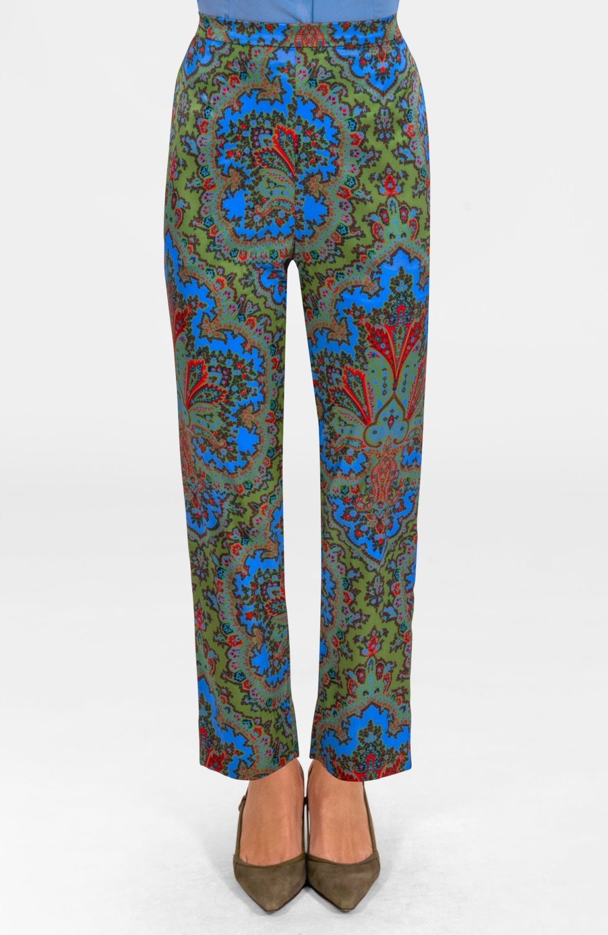 Preparatory Savile Pants - Passion Paisley Olive
