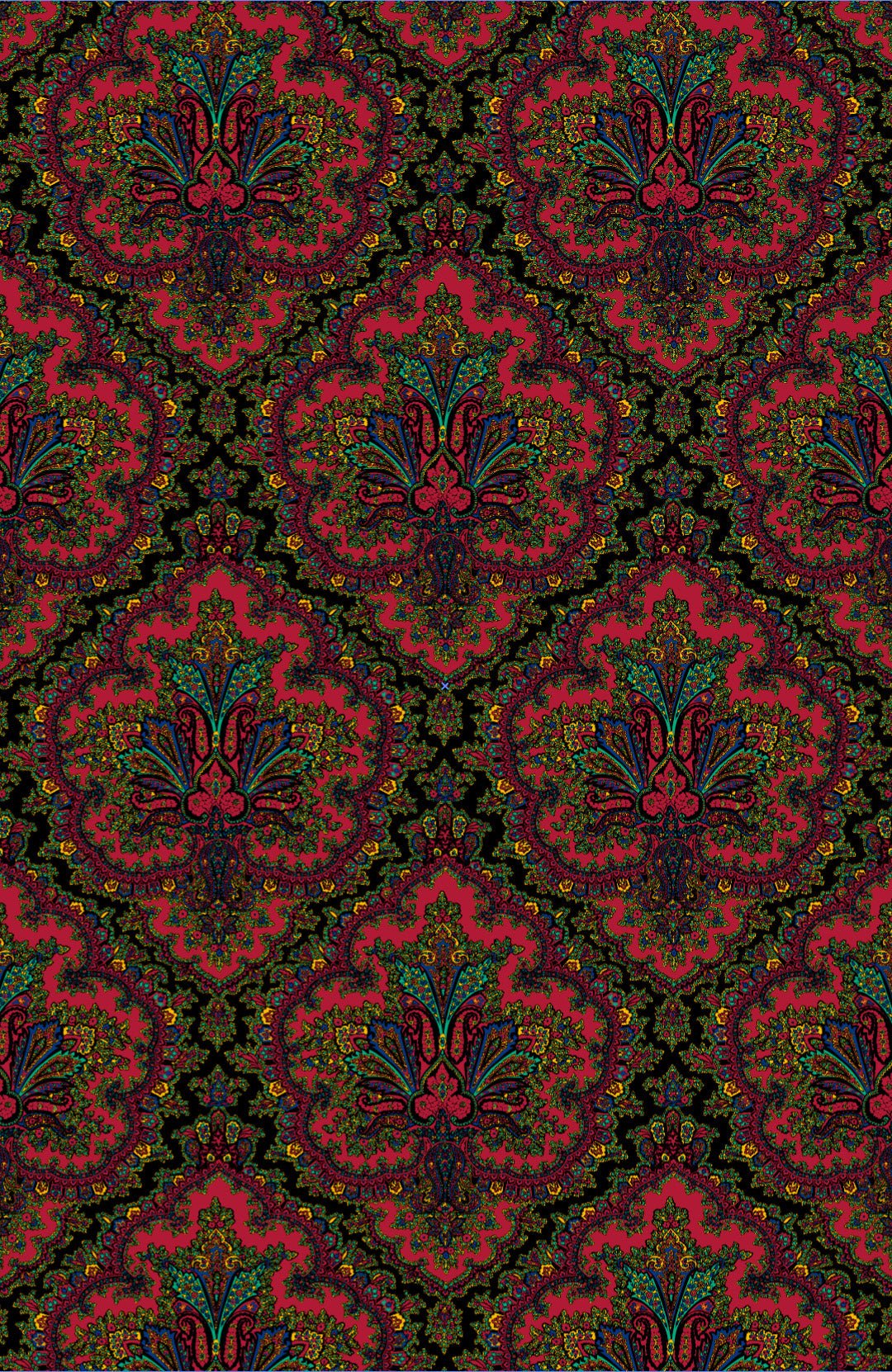 Preparatory Savile Pants - Passion Paisley Black