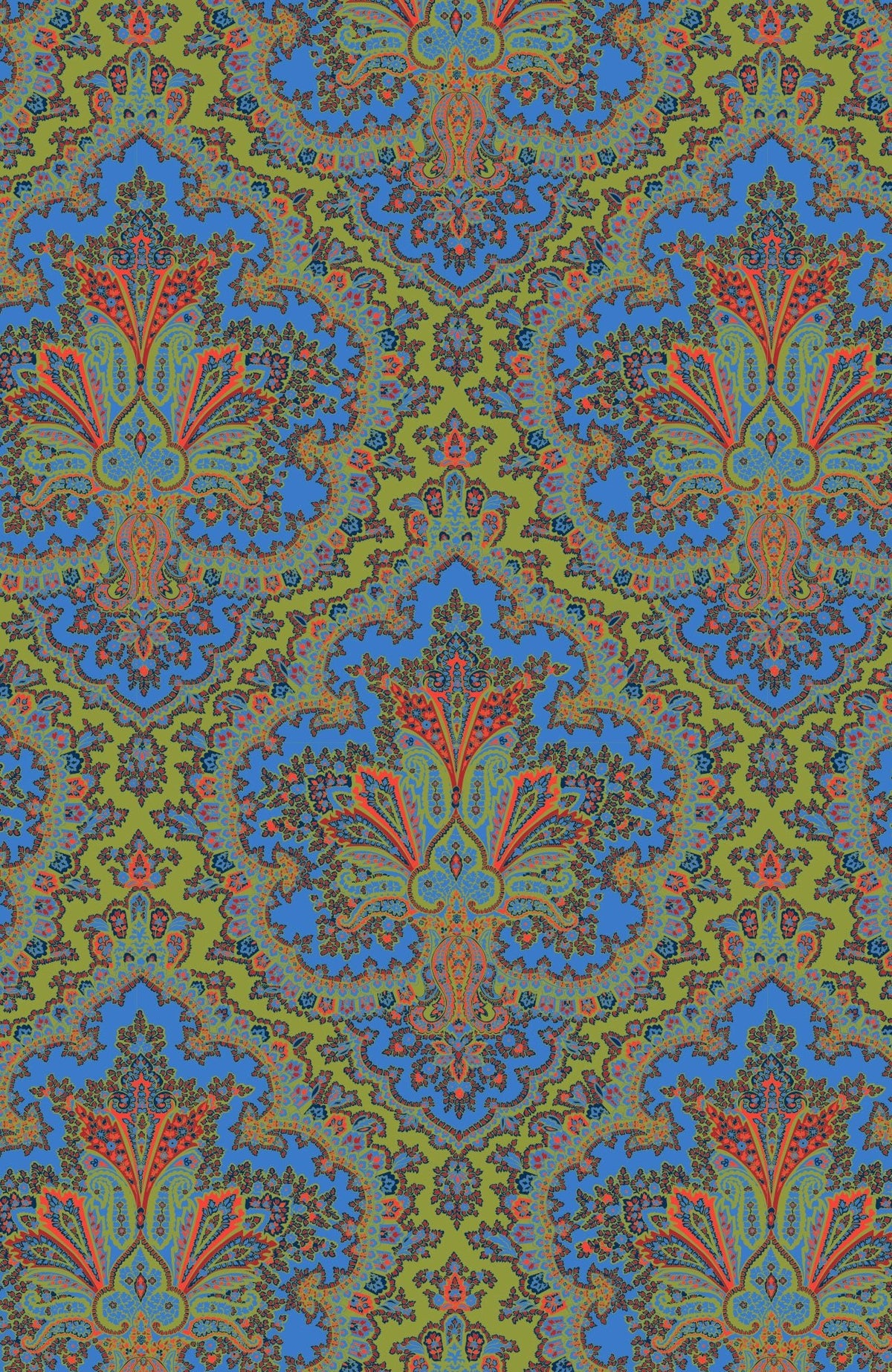 Preparatory Savile Pants - Passion Paisley Olive