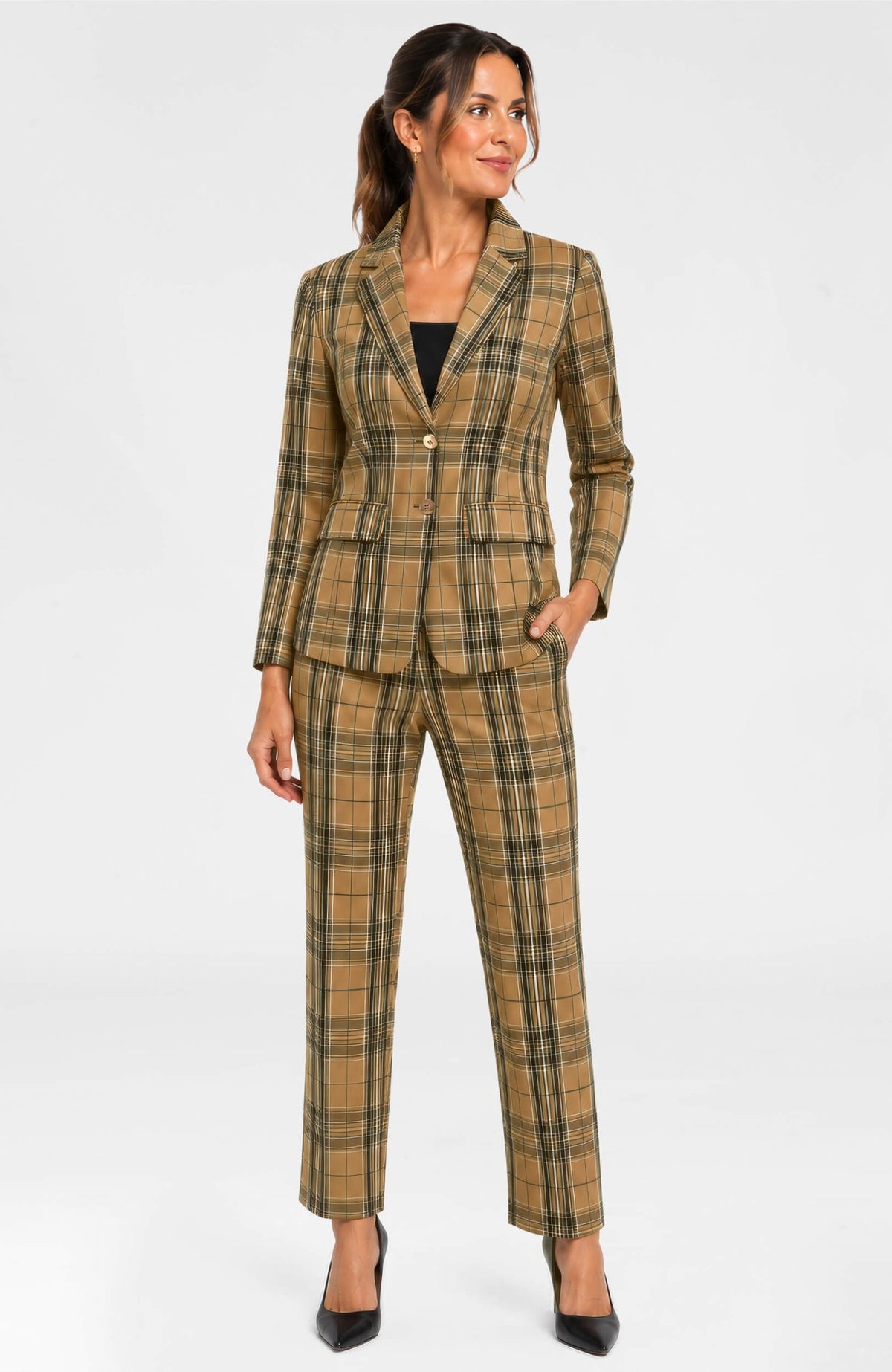 Prepatory Saville Jacket - Belgravia Plaid - Gretchen Scott