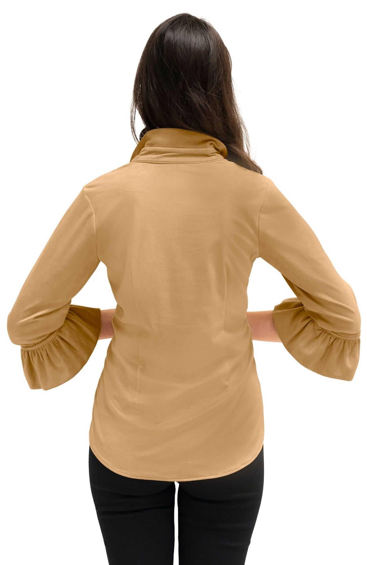 Priss Blouse - Ultra Suede - Final Sale Beige