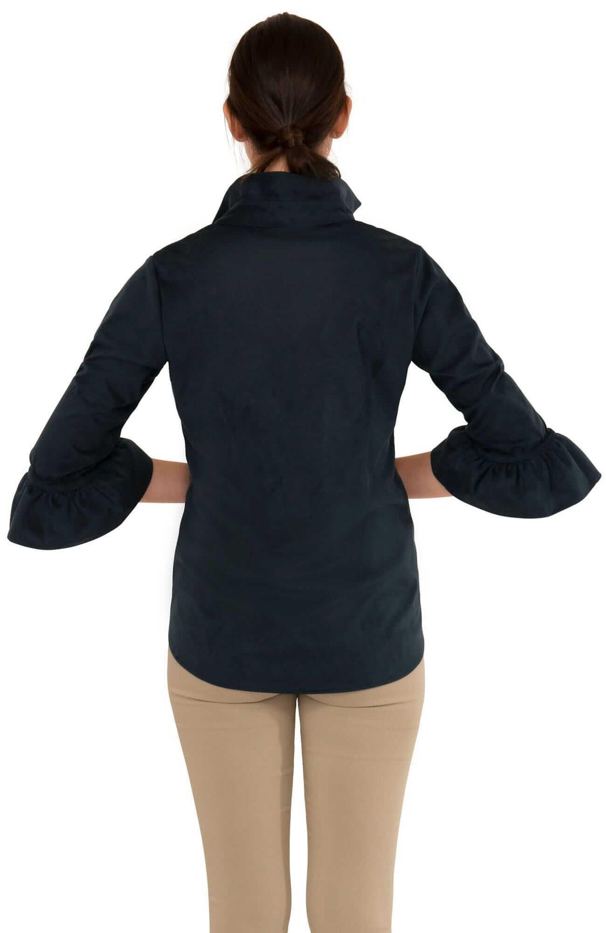 Priss Blouse - Ultra Suede - Final Sale Navy