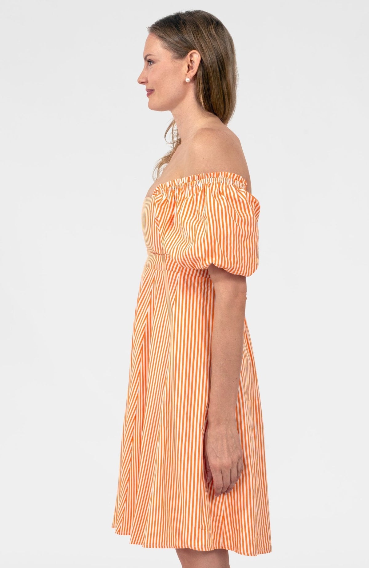 Promenade 2.0 Dress - Stripe Orange