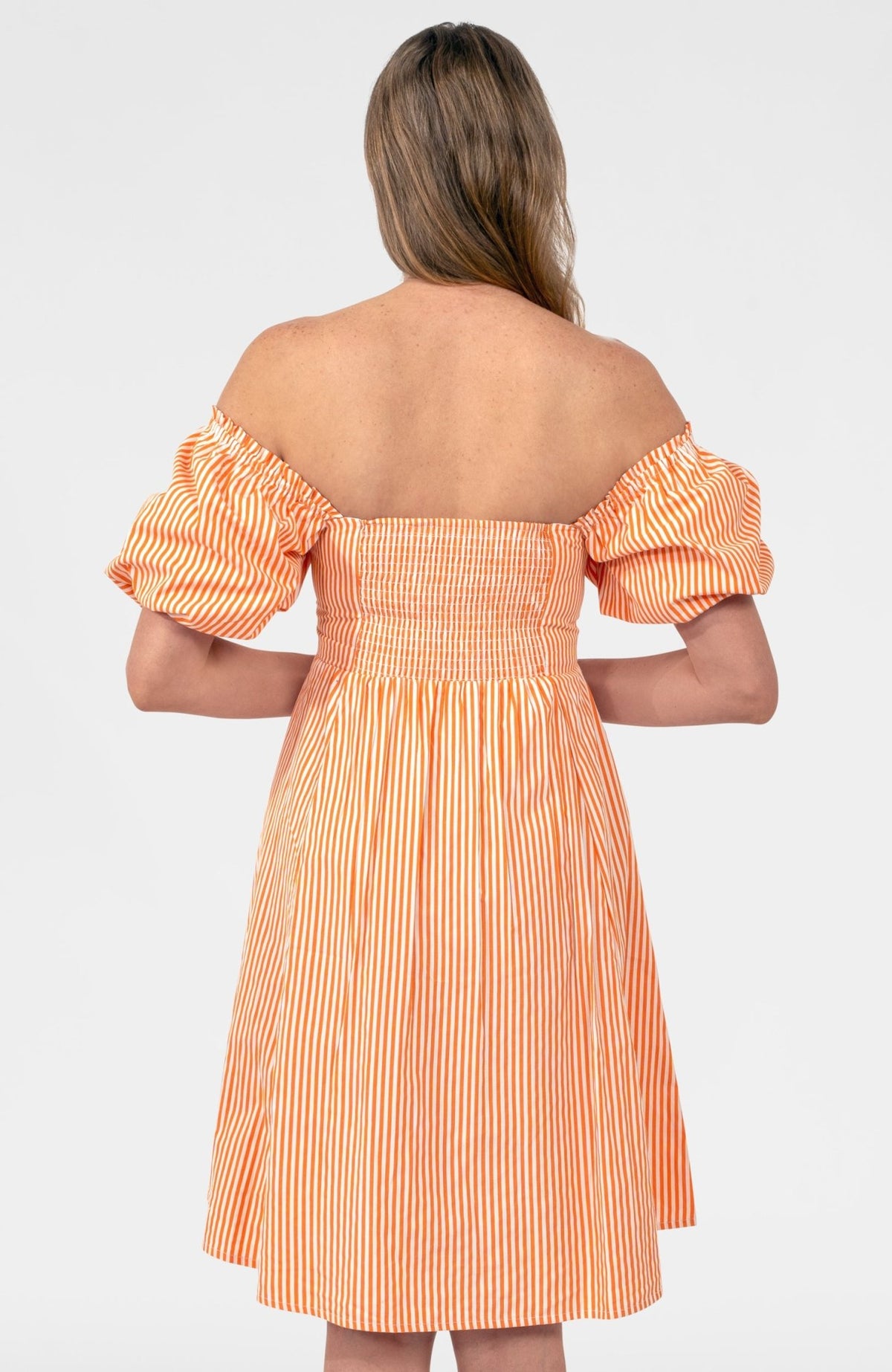 Promenade 2.0 Dress - Stripe Orange