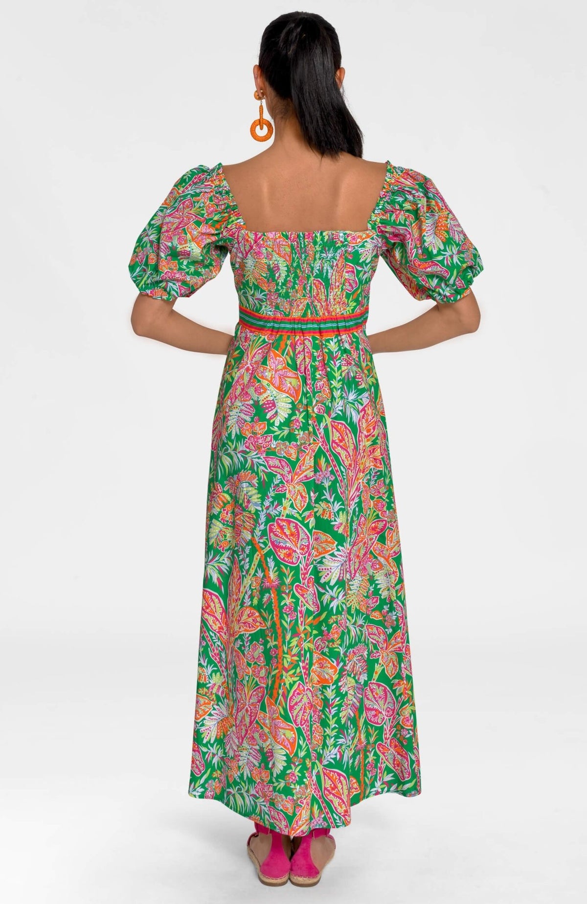 Promenade Dress - Vintage Vines Kelly