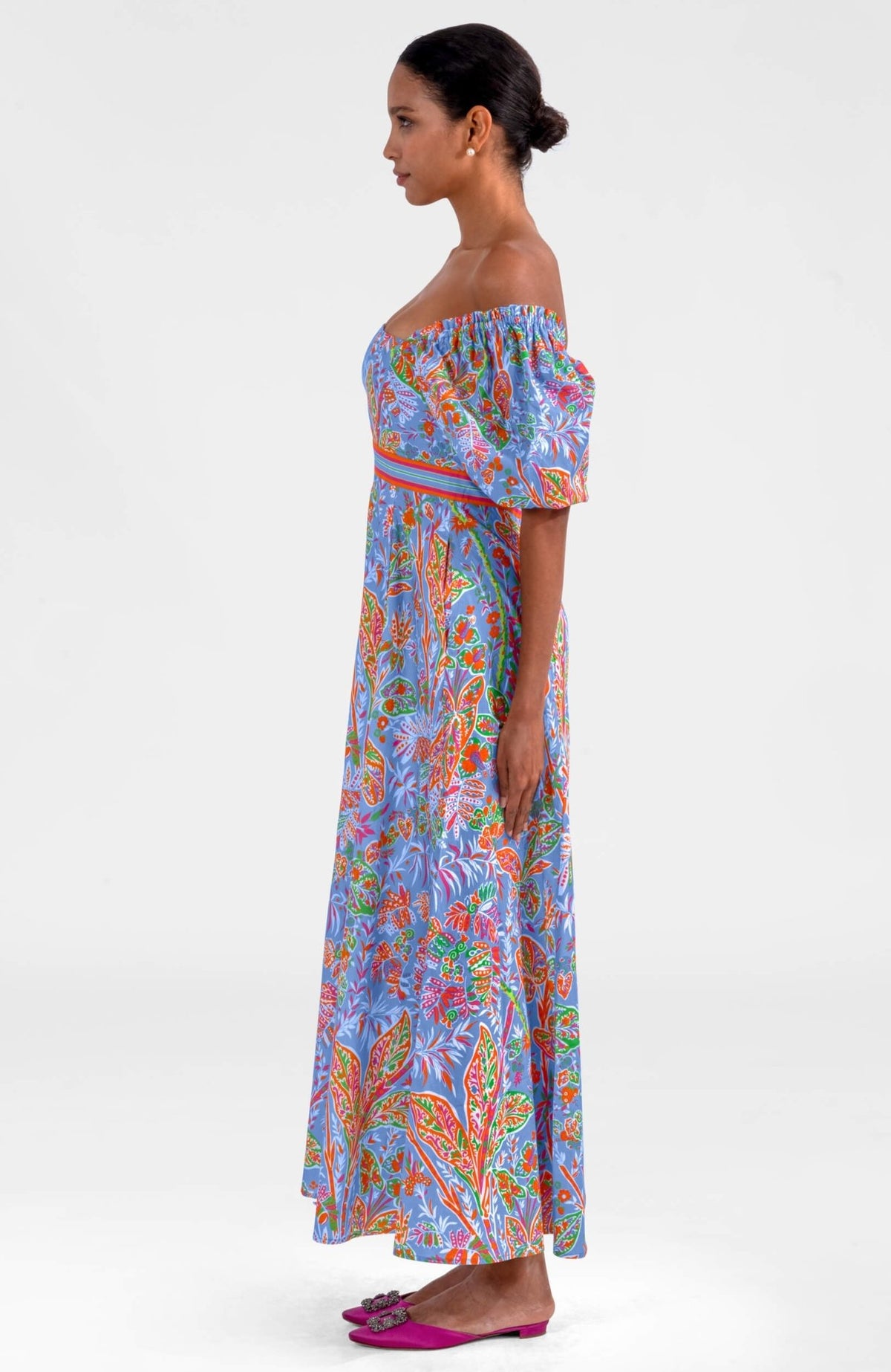 Promenade Dress - Vintage Vines Peri